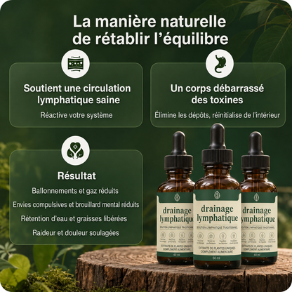 Drainage lymphatique - Gouttes naturelles